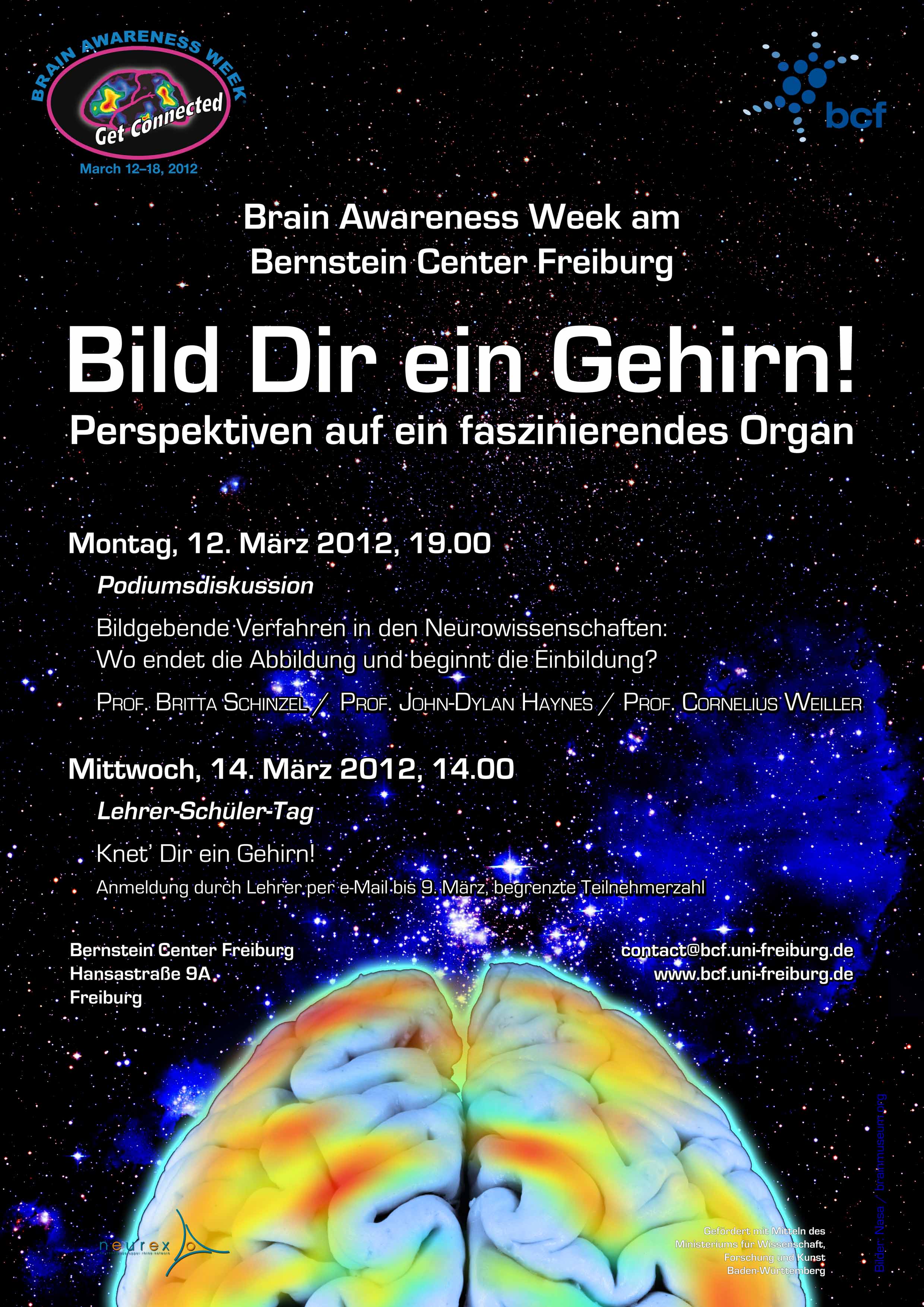 Brain Awareness Week at the BCF: Bild Dir ein Gehirn – Perspektiven auf ein faszinierendes Organ  [in German]