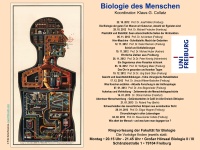This semester: "Biologie des Menschen" Lecture Series [in German]